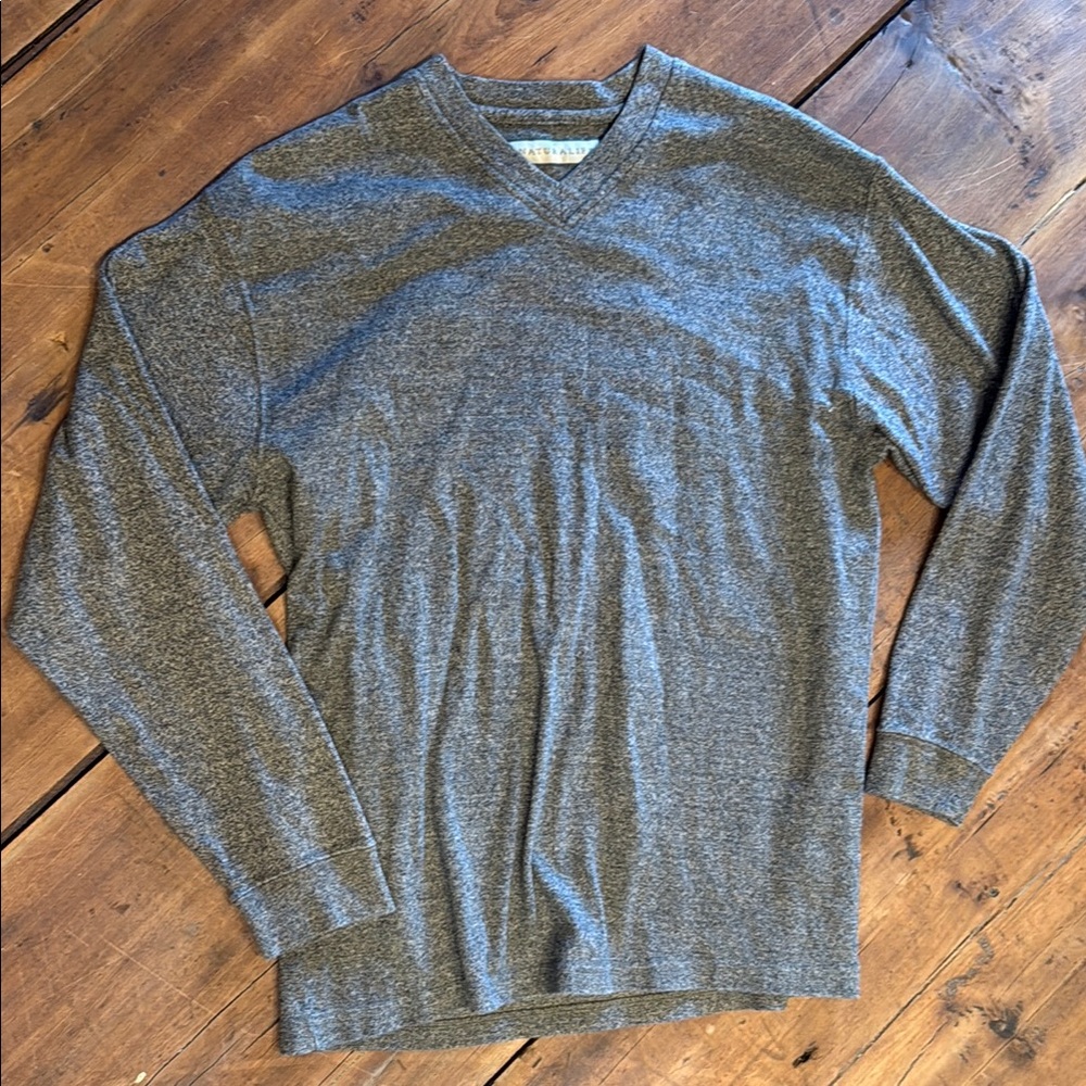 Natural Life Charcoal Knit Sweater Top S/M